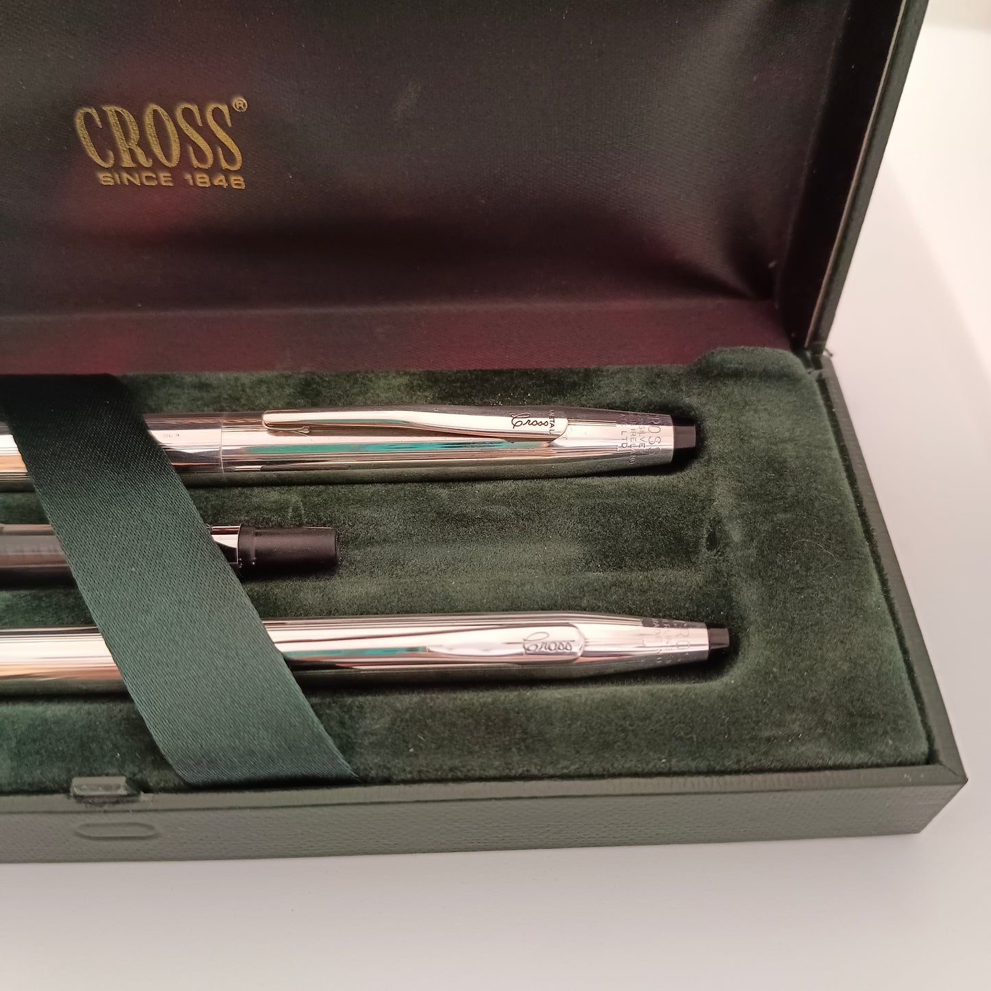 Cross Century Sterling Silver Fountain Pen & Mechanical Pencil Set