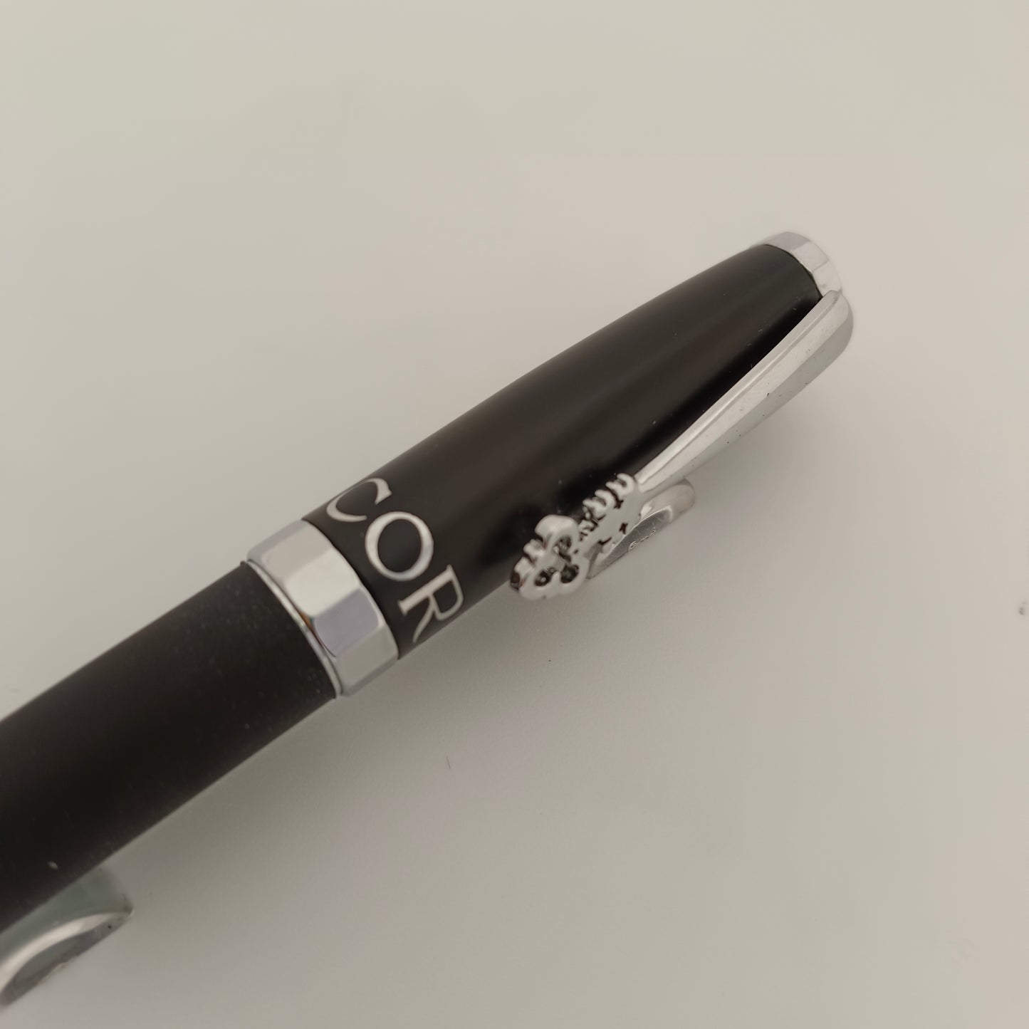 Corum by Bettoni Black Carbon Fiber Ballpoint Pen Made in Switzerland