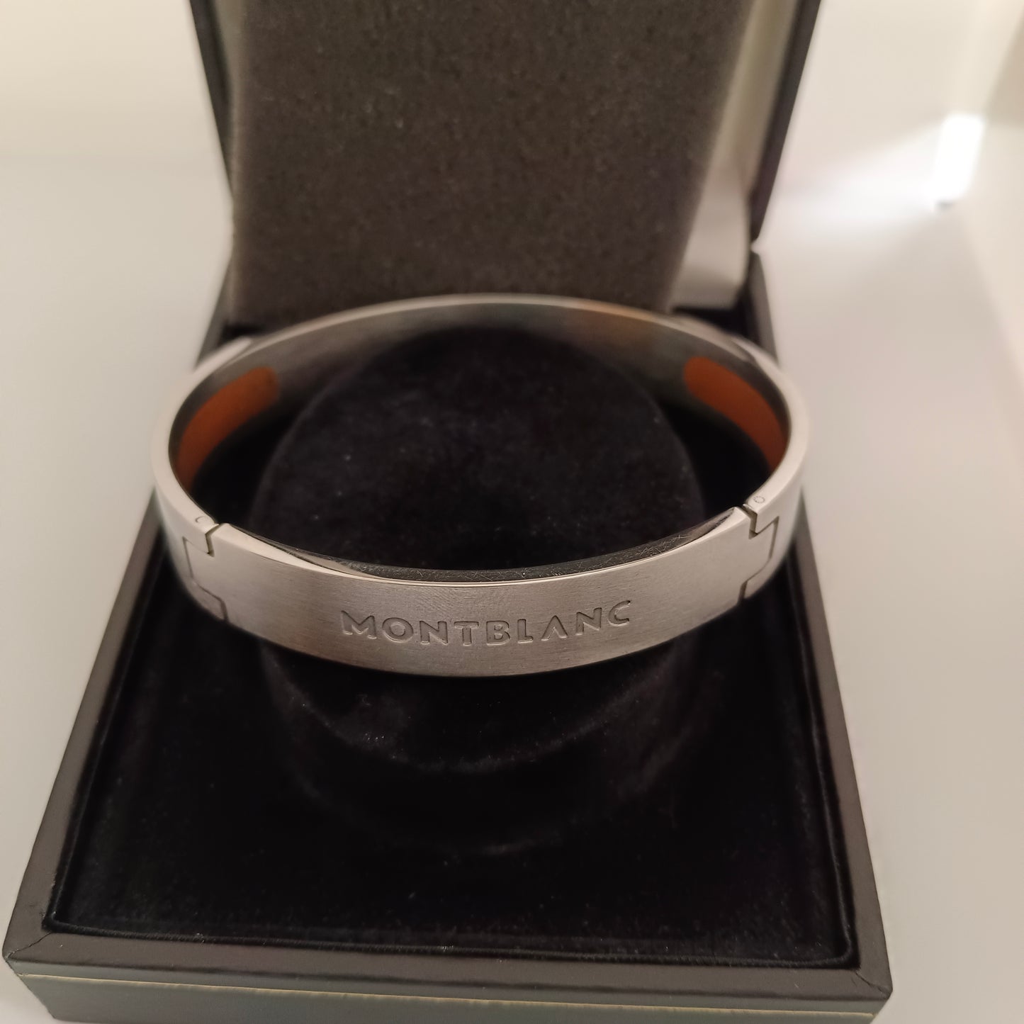 Montblanc Rubber Steel Hinged Bracelet Made in Germany