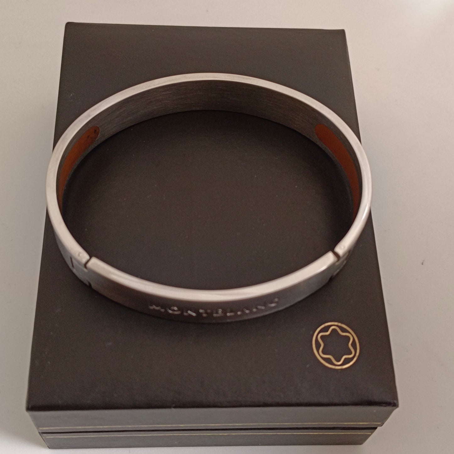 Montblanc Rubber Steel Hinged Bracelet Made in Germany