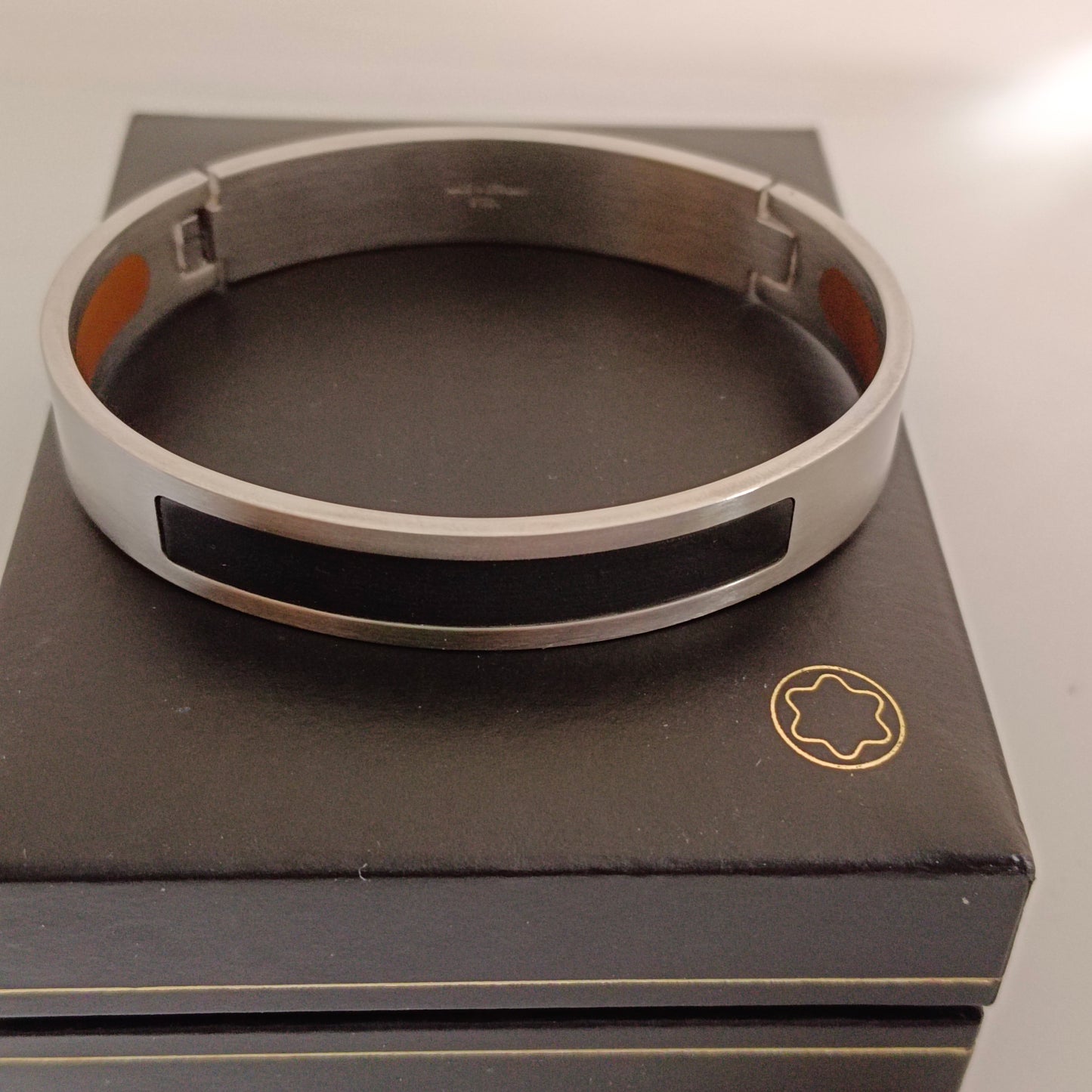 Montblanc Rubber Steel Hinged Bracelet Made in Germany