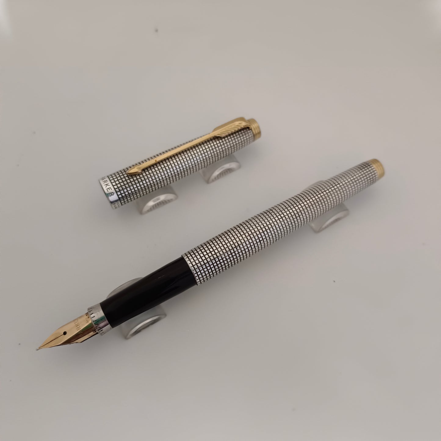 Parker 75 Cisele Fountain Pen with Sterling Silver Made in USA