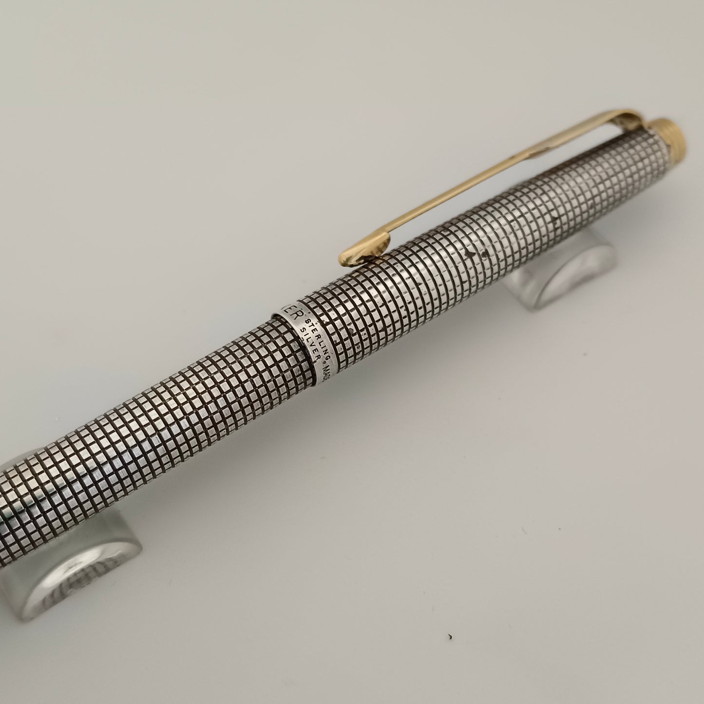 Parker 75 Cisele Sterling Silver Ballpoint Pen Made in USA