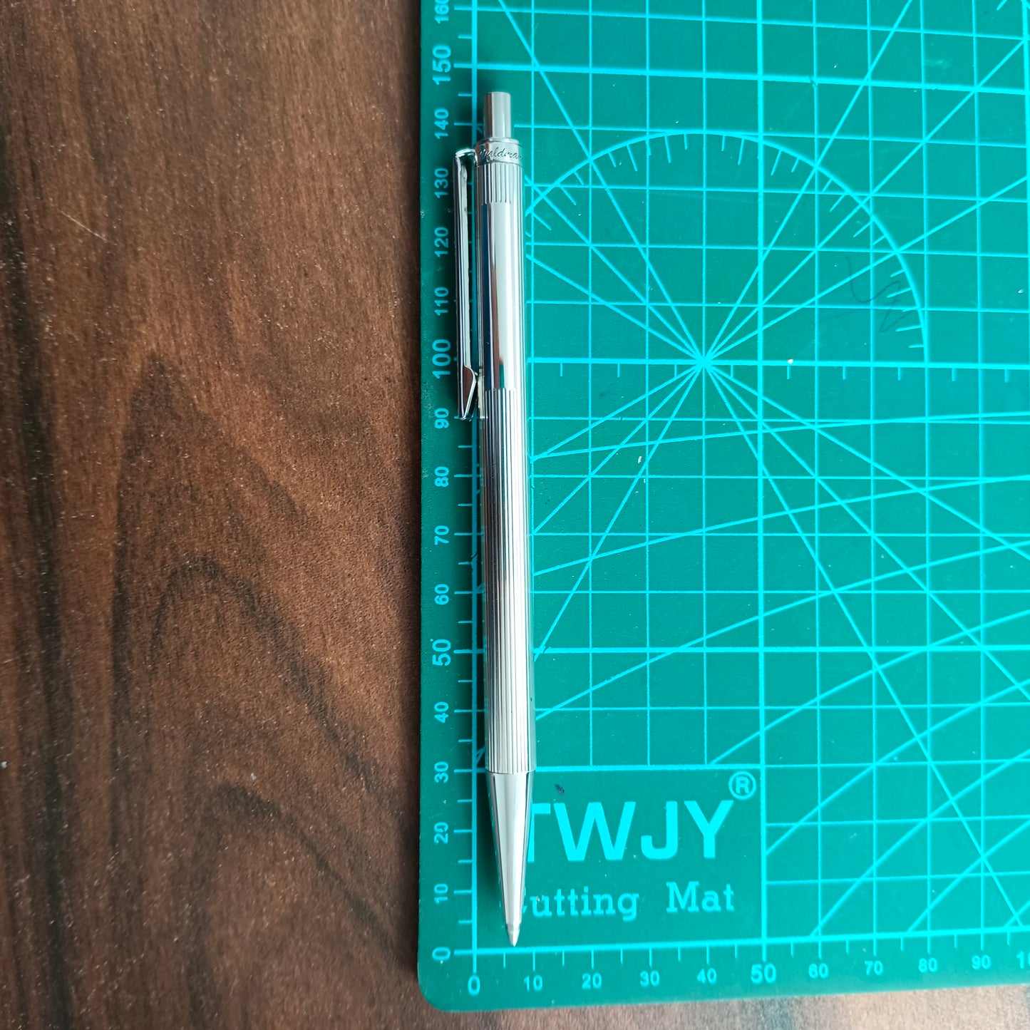 Waldmann Eco Sterling Silver 925 Push Mechanism Ballpoint Pen