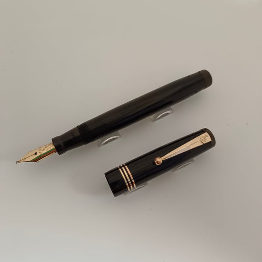 Vintage Swan Mabie Todd Lever Filler Gold Filled Fountain Pen