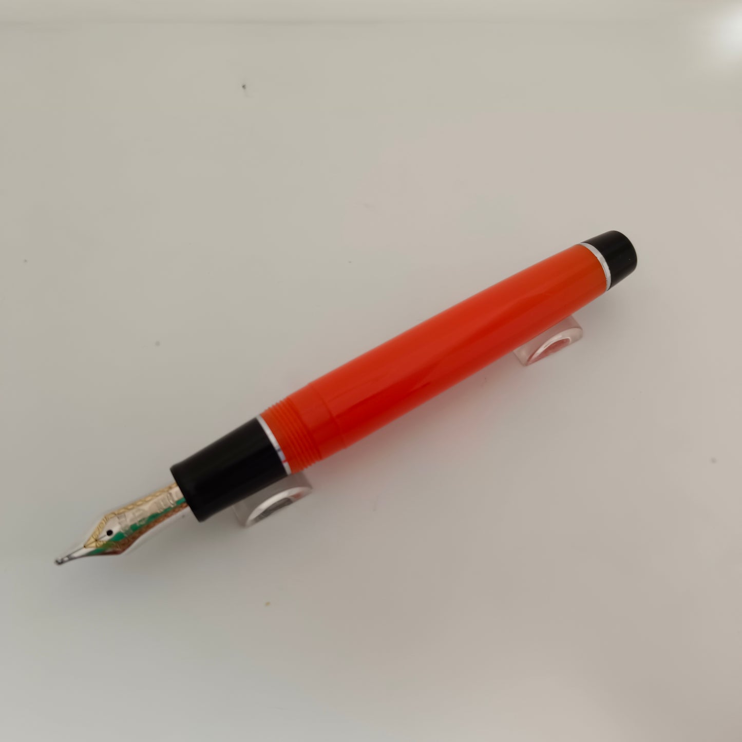Sailor Professional Gear Orange 21k Gold Nib Fountain Pen