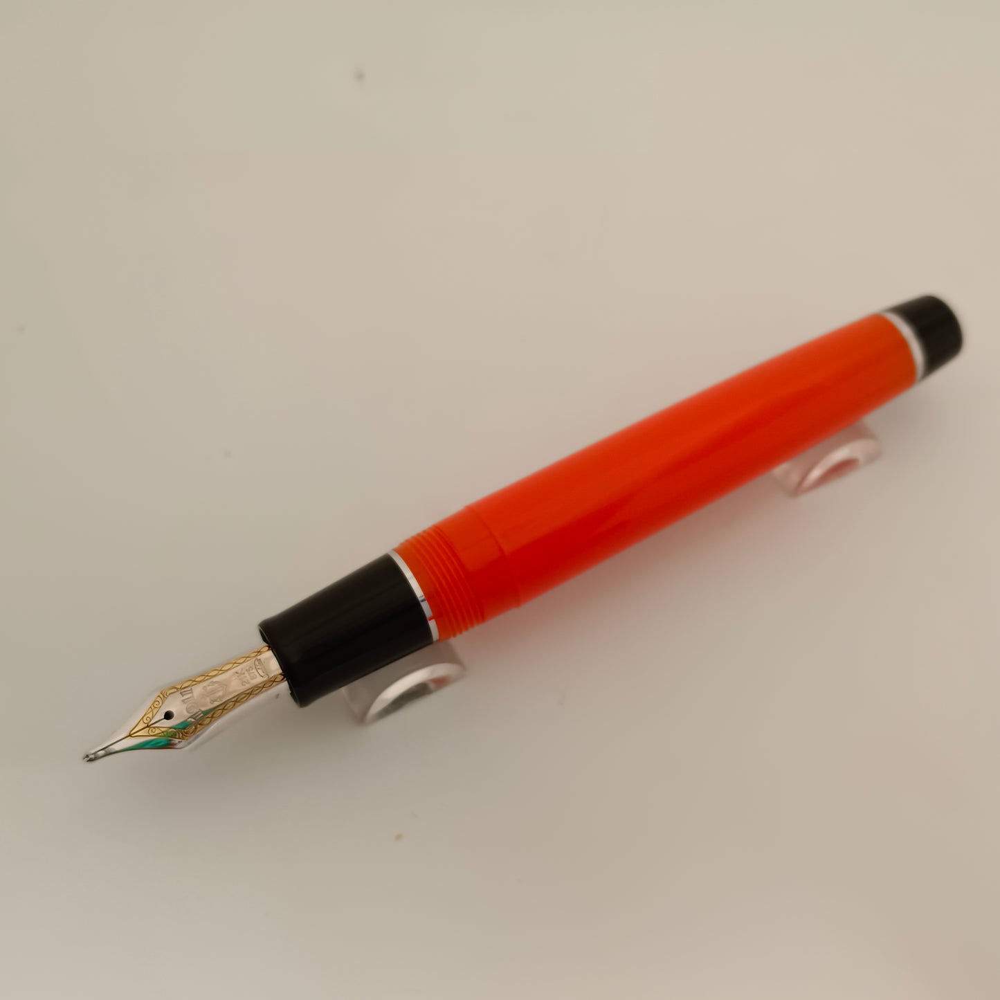 Sailor Professional Gear Orange 21k Gold Nib Fountain Pen