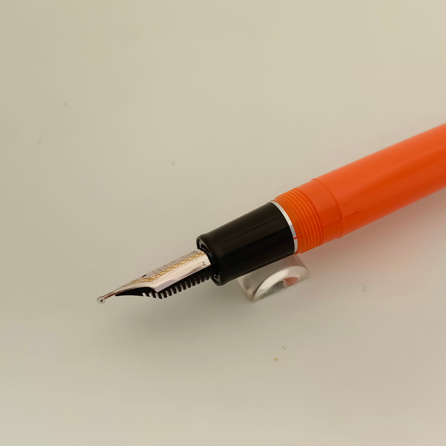 Sailor Professional Gear Orange 21k Gold Nib Fountain Pen