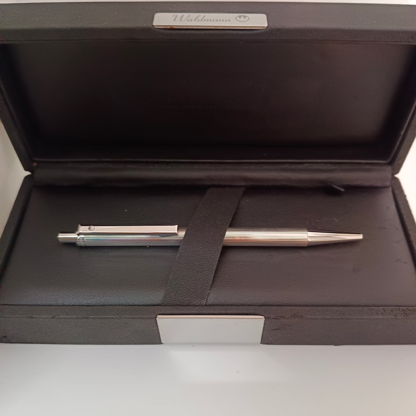Waldmann Eco Sterling Silver 925 Push Mechanism Ballpoint Pen
