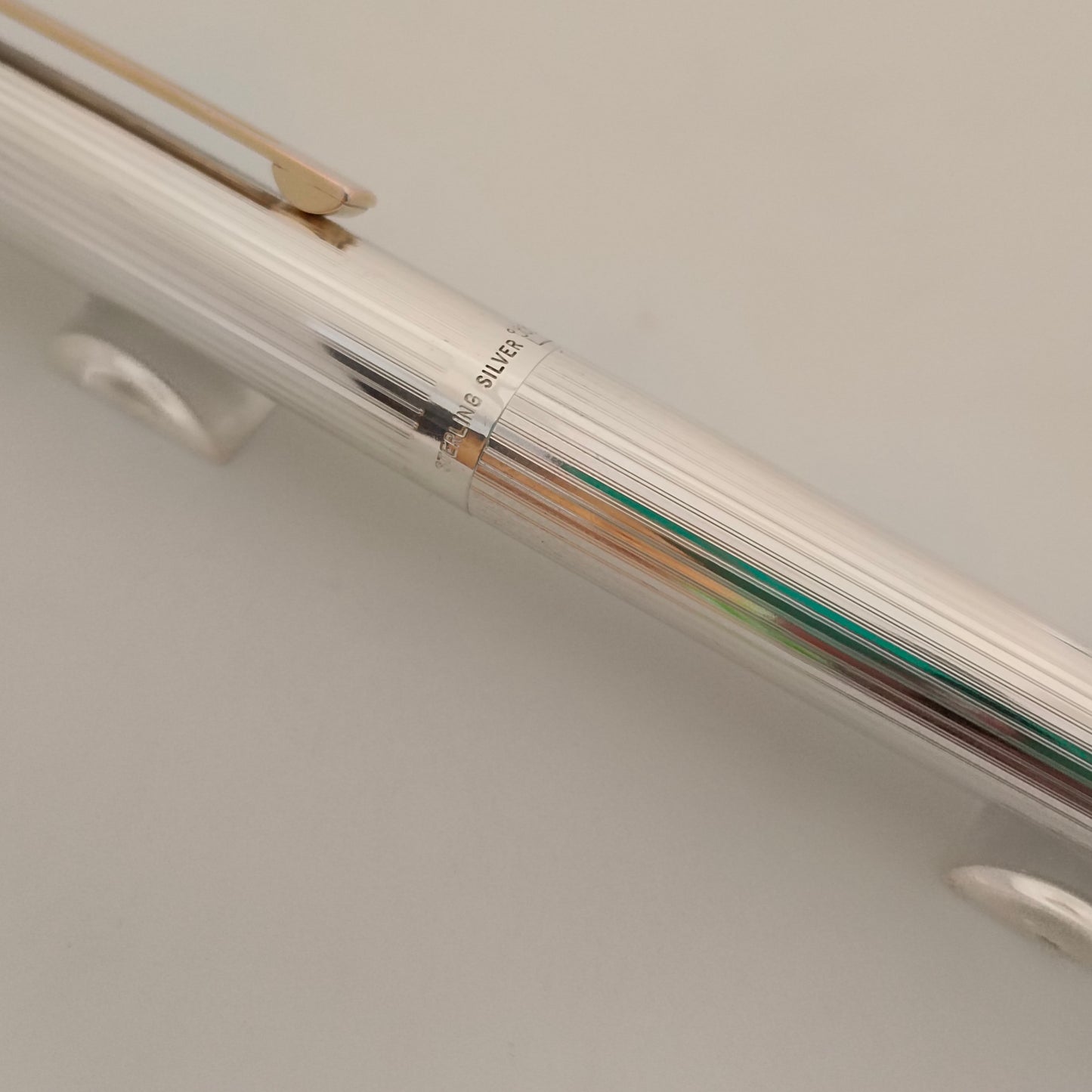 Sheaffer Targa sterling silver fountain pen