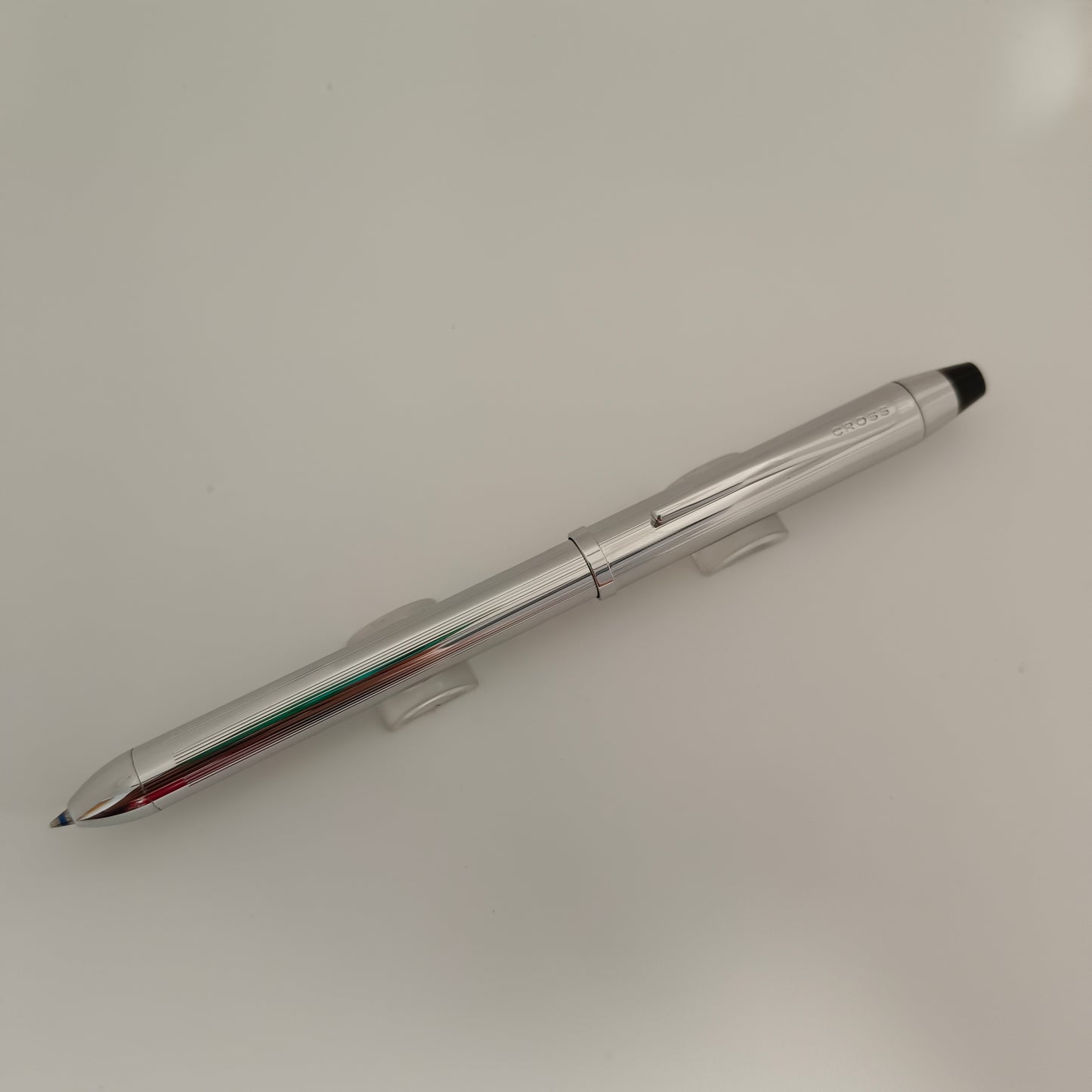 Cross Tech 3+ Multi Functional Pen in Lustrous Chrome with Chrome Trim