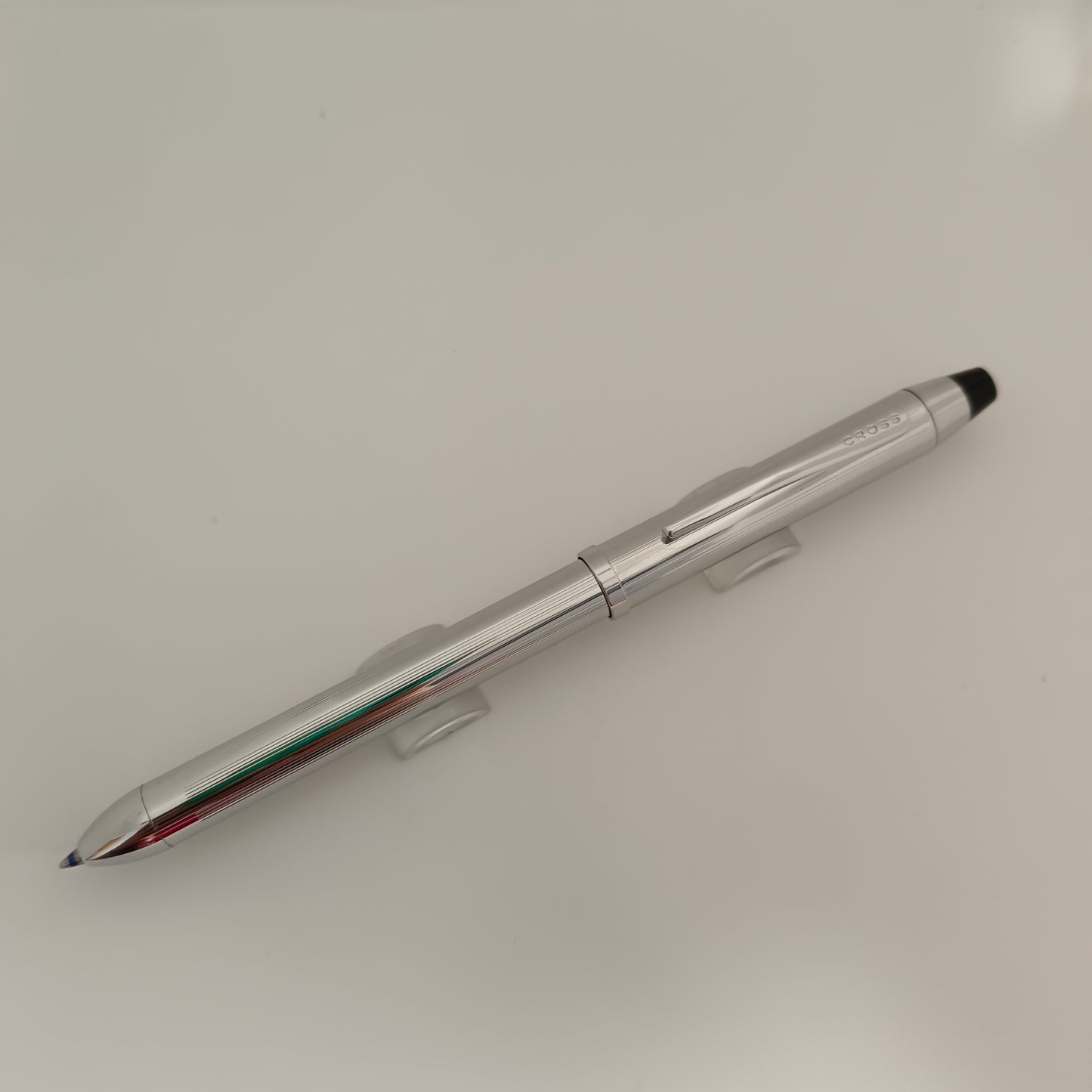 Cross Tech 3+ Multi Functional Pen in Lustrous Chrome with Chrome Trim