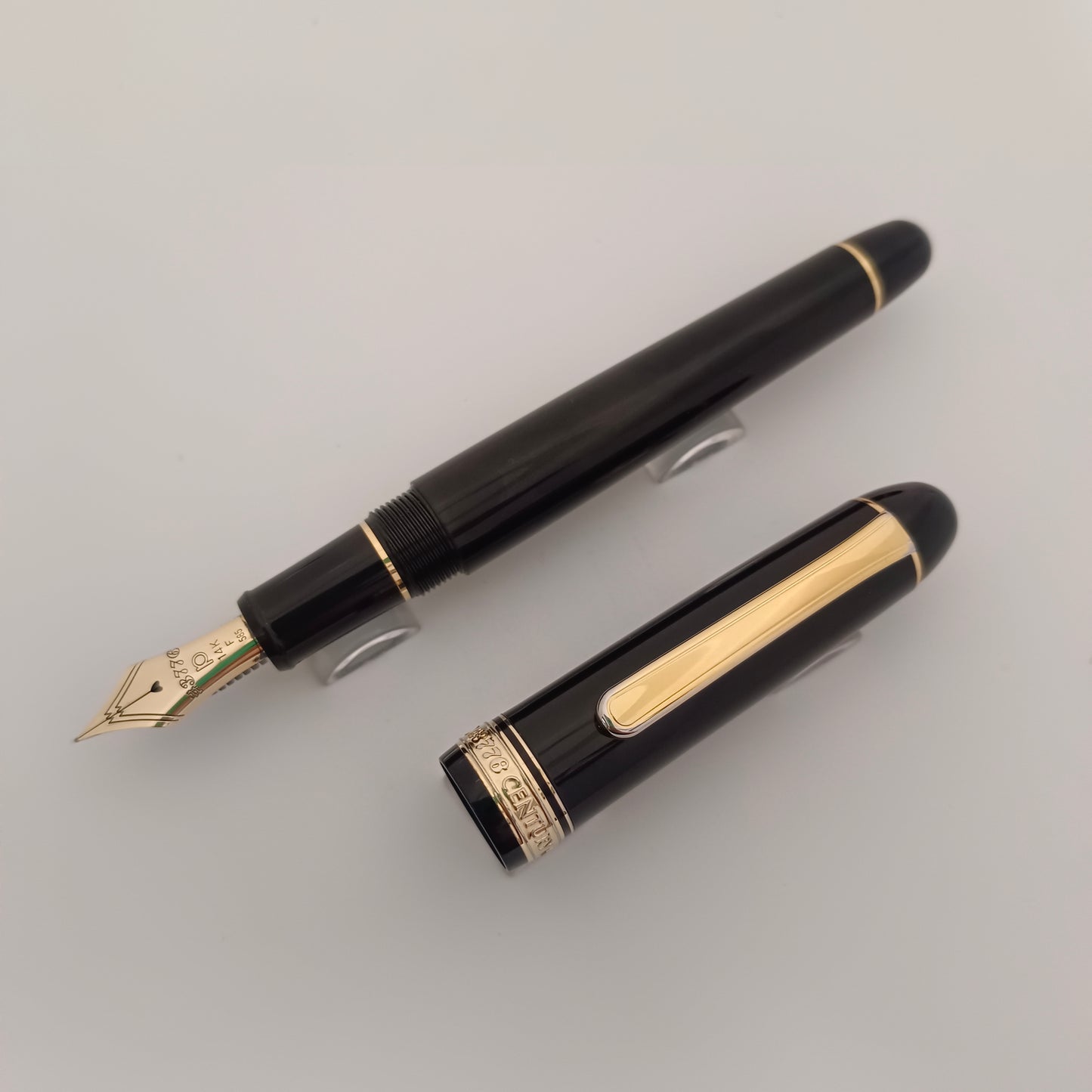 Platinum 3776 Century Fountain Pen - Black in Black GT