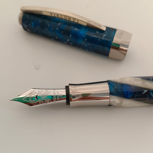 Visconti Opera Elements Blue Water Fountain Pen