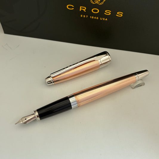 Cross Apogee Sterling Silver Rose Gold Fountain Pen