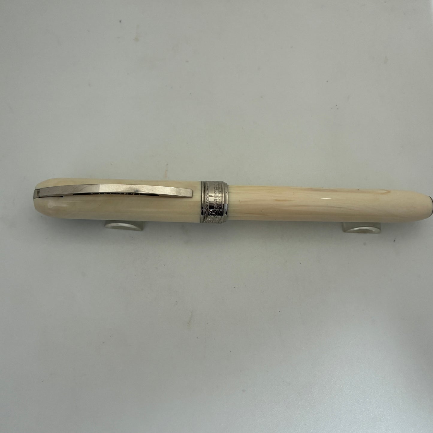 Visconti Rembrandt Ivory Steel Fine Nib Fountain Pen