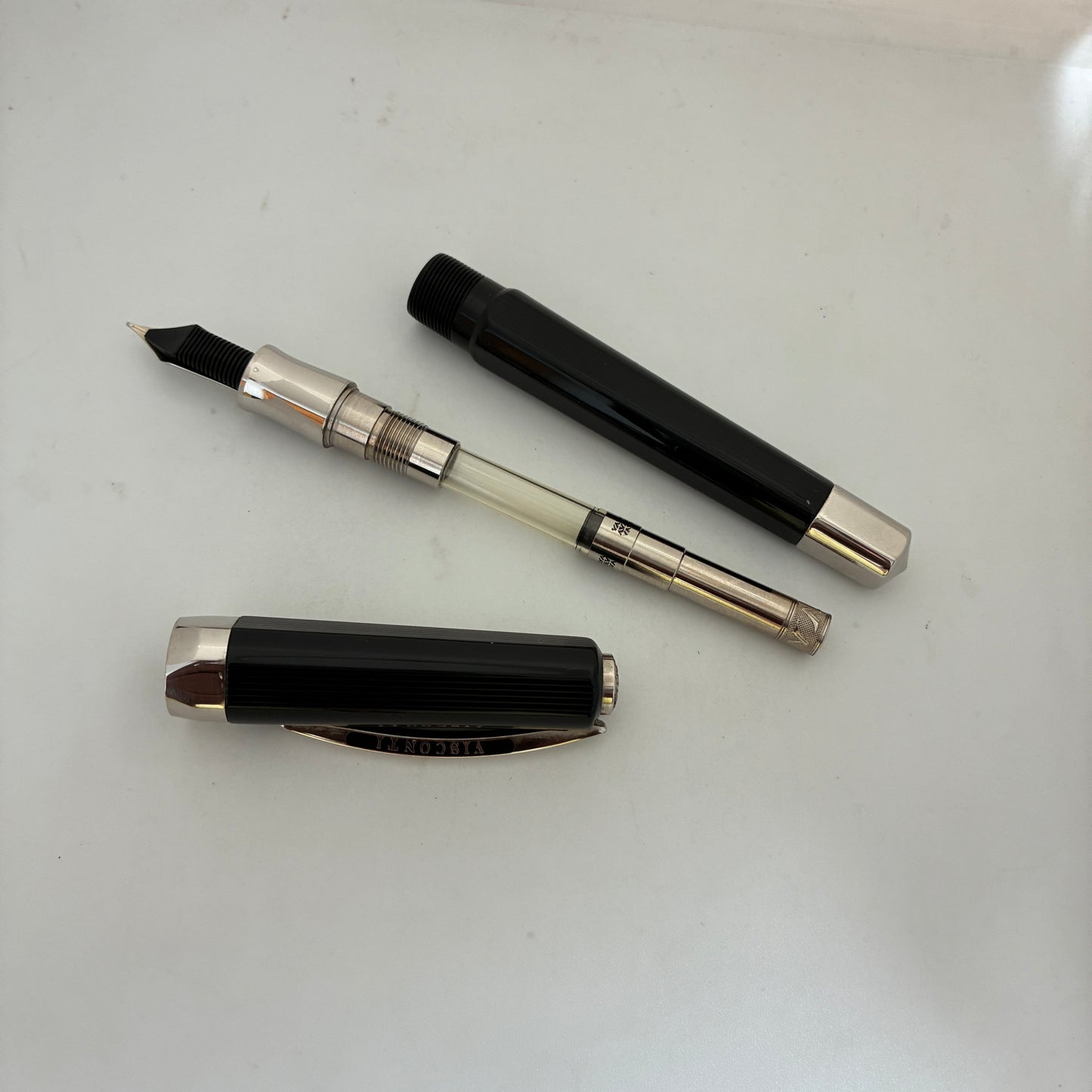Visconti Opera Black Guilloche Fountain Pen