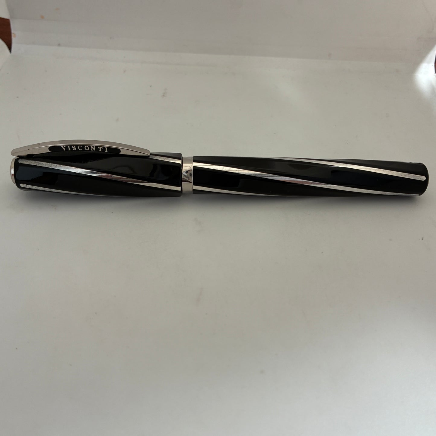 Visconti Divina Elegance Black Oversize Rollerball Pen