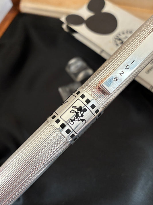 1996 Colibri Mickey Mouse Limited Edition Sterling Silver Fountain Pen