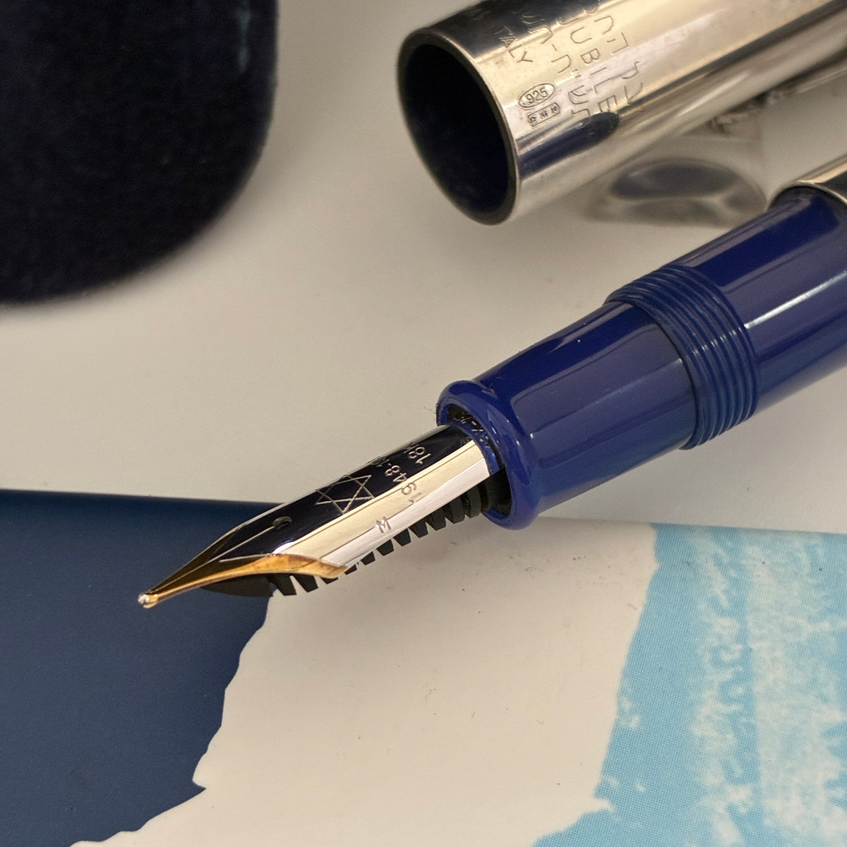 Omas Israel Jubilee 50 Sterling Silver Fountain Pen