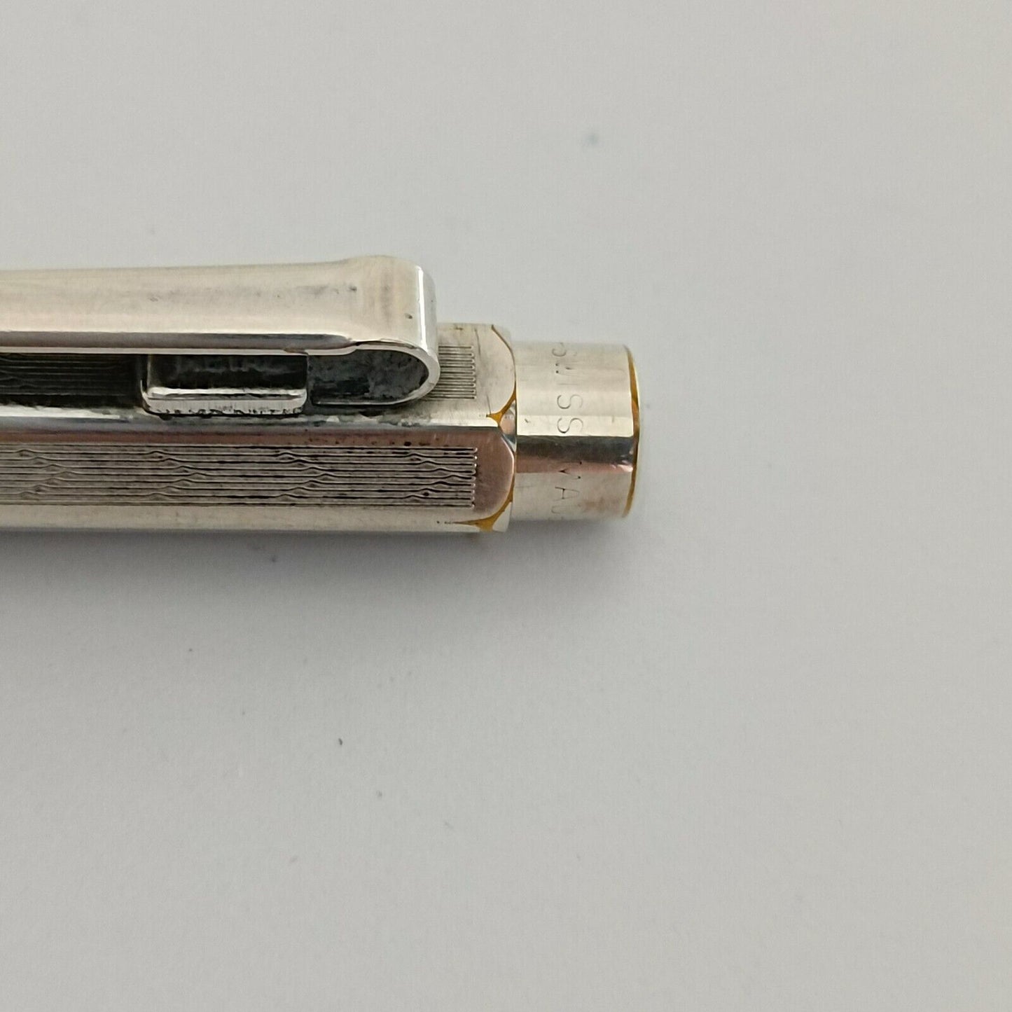 Silver Pen Caran d'Ache Rieter Silver Plated Ballpoint Pen