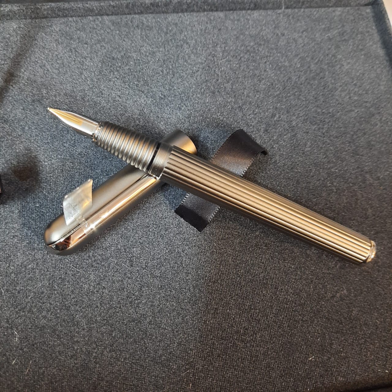 Lamy Imporium Titanium Fountain Pen 14Kt Medium