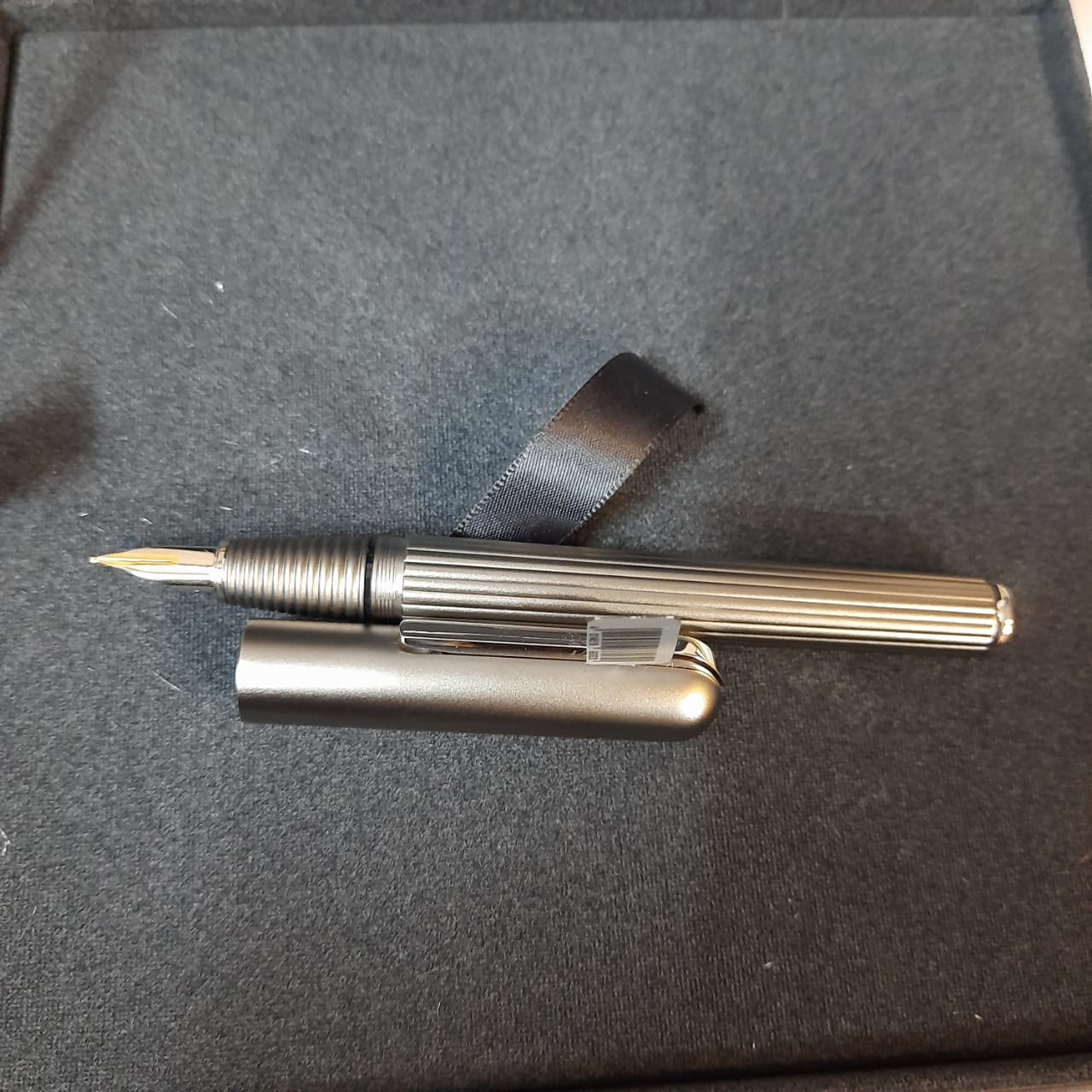 Lamy Imporium Titanium Fountain Pen 14Kt Medium