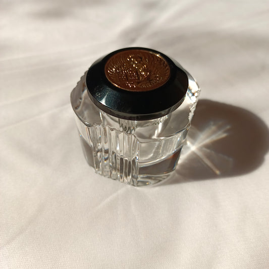 Visconti Crystal Venetia Vermeil Inkwell