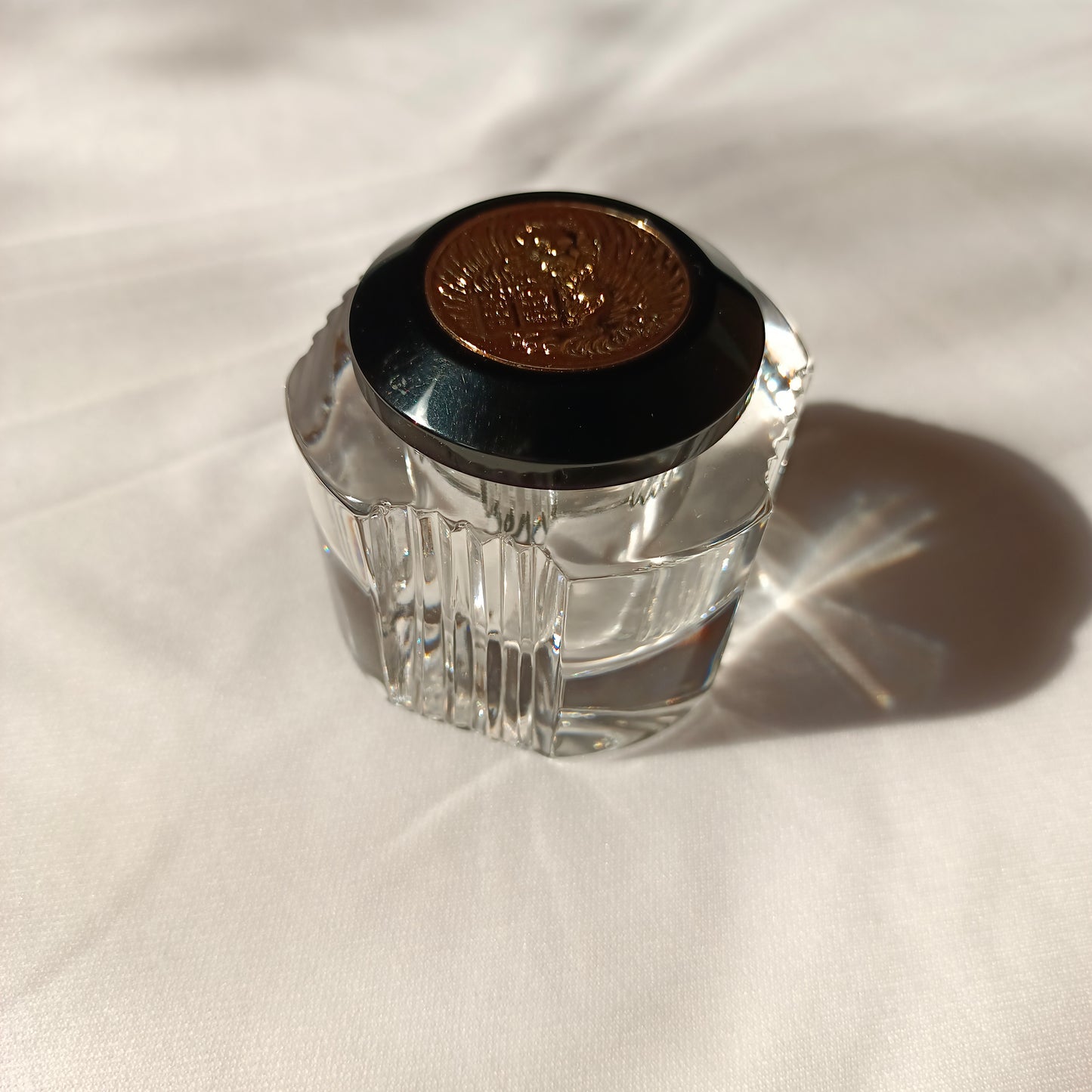 Visconti Crystal Venetia Vermeil Inkwell