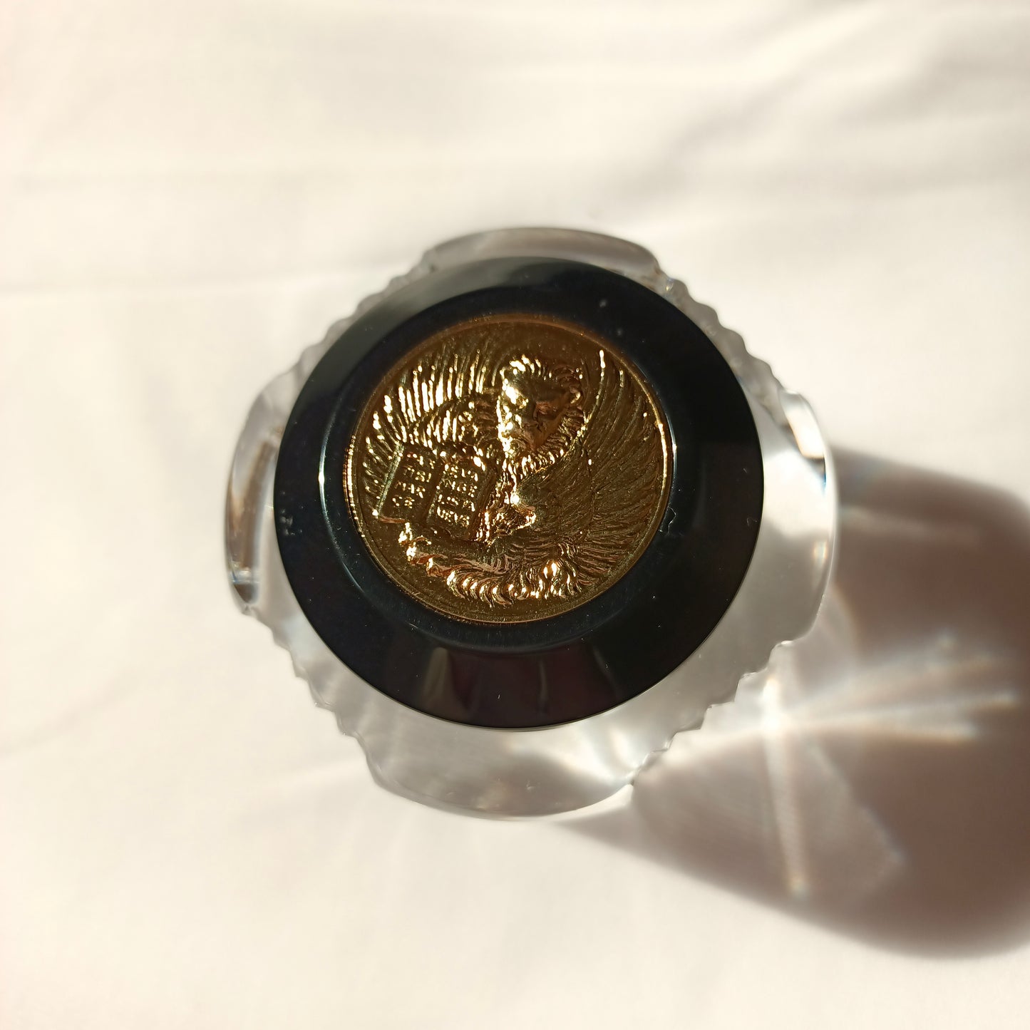 Visconti Crystal Venetia Vermeil Inkwell