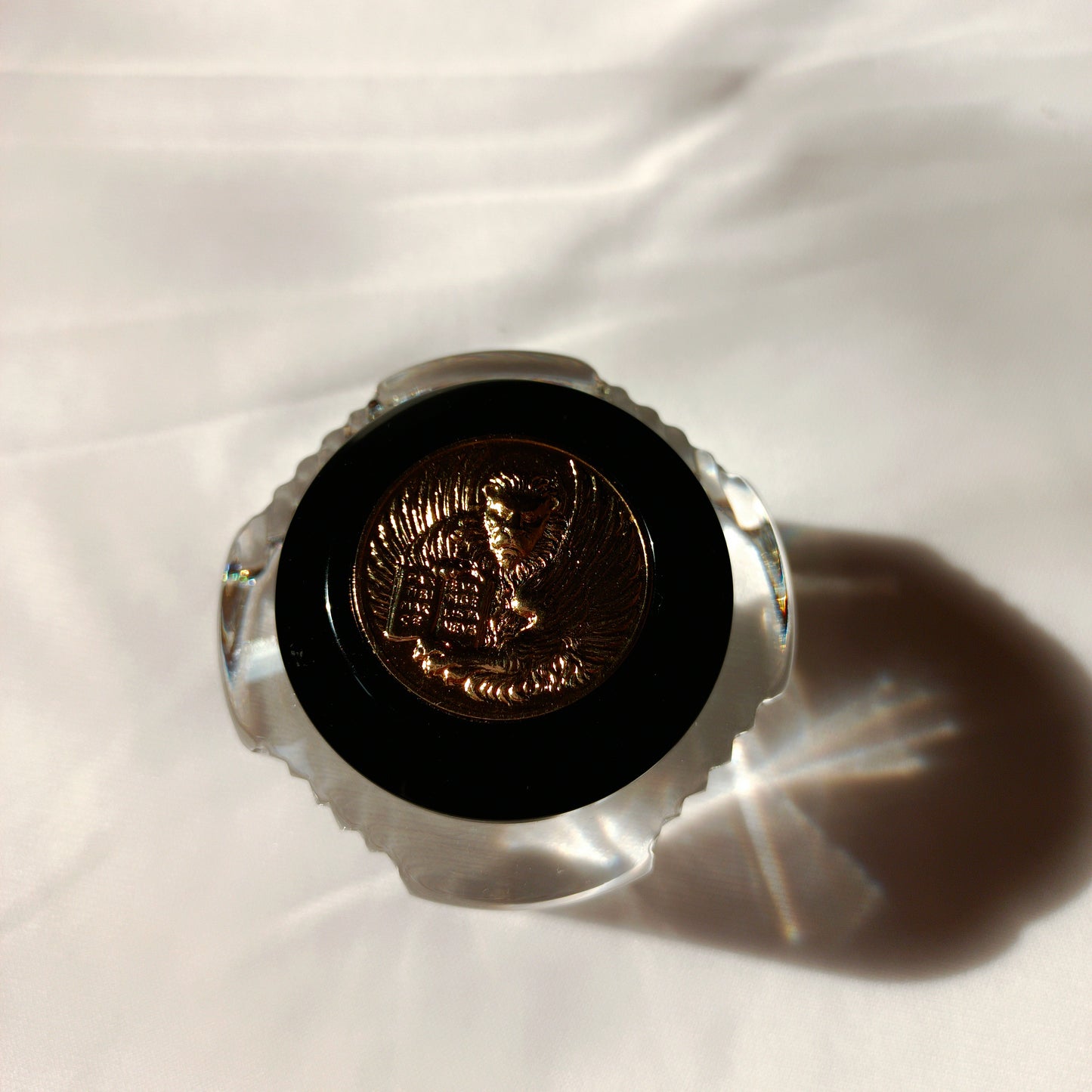 Visconti Crystal Venetia Vermeil Inkwell