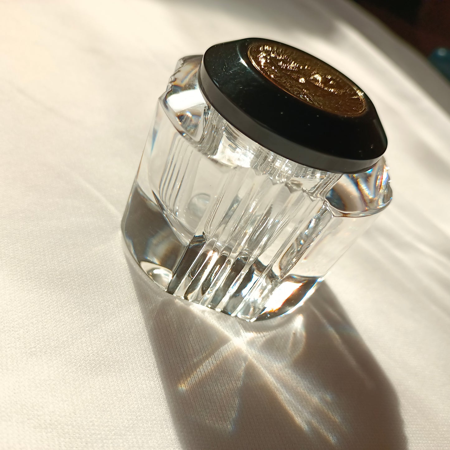 Visconti Crystal Venetia Vermeil Inkwell