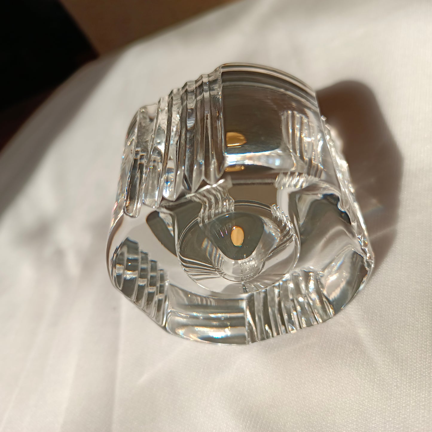 Visconti Crystal Venetia Vermeil Inkwell
