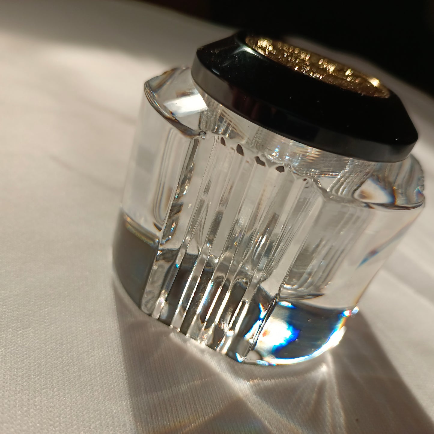 Visconti Crystal Venetia Vermeil Inkwell