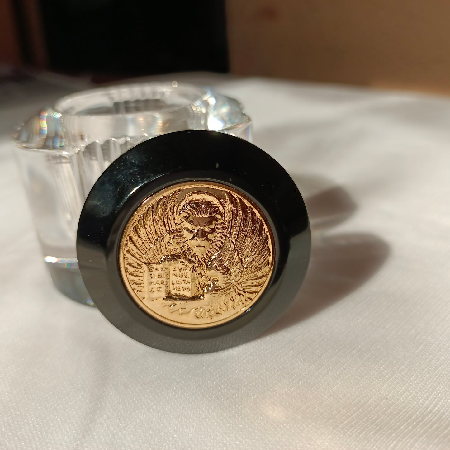 Visconti Crystal Venetia Vermeil Inkwell