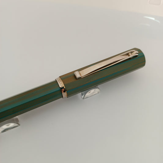 Cleo Skribent Ebonite Roller Pen Green