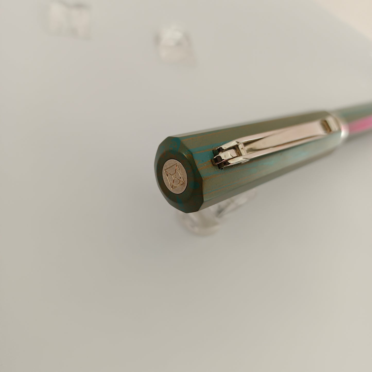 Cleo Skribent Ebonite Roller Pen Green