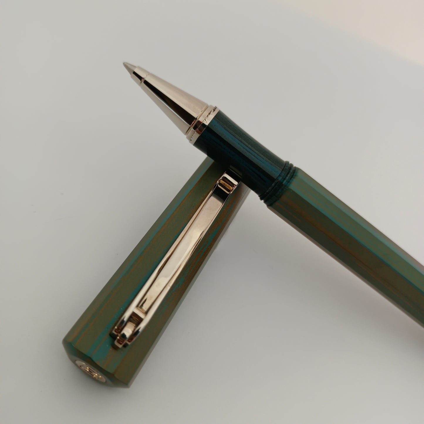 Cleo Skribent Ebonite Roller Pen Green
