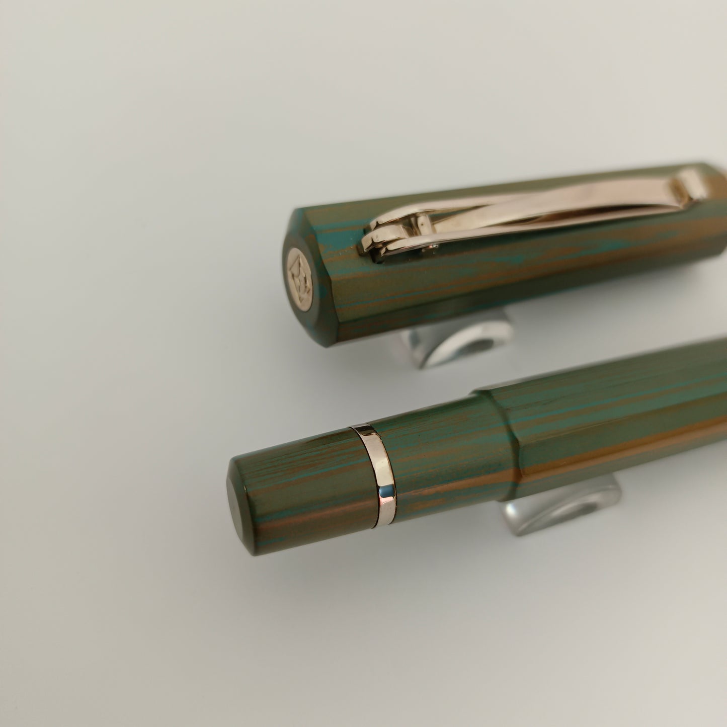 Cleo Skribent Ebonite Roller Pen Green