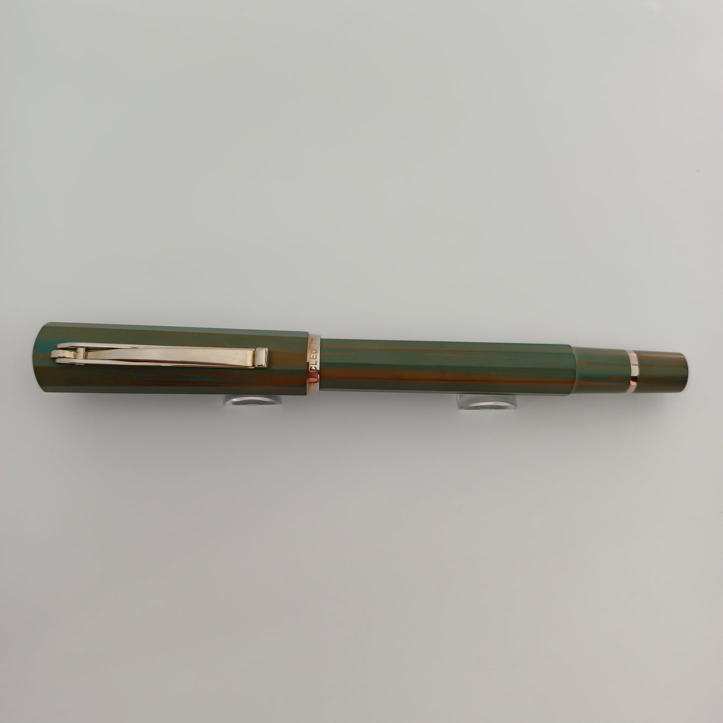 Cleo Skribent Ebonite Roller Pen Green