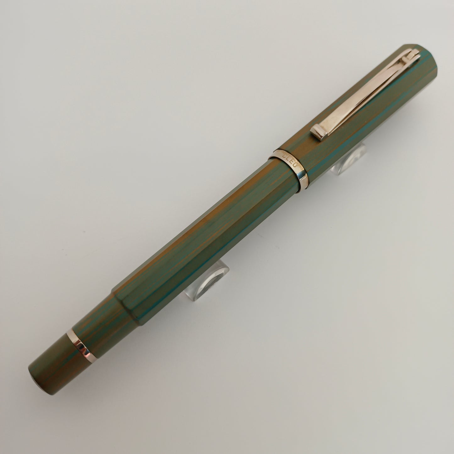 Cleo Skribent Ebonite Roller Pen Green