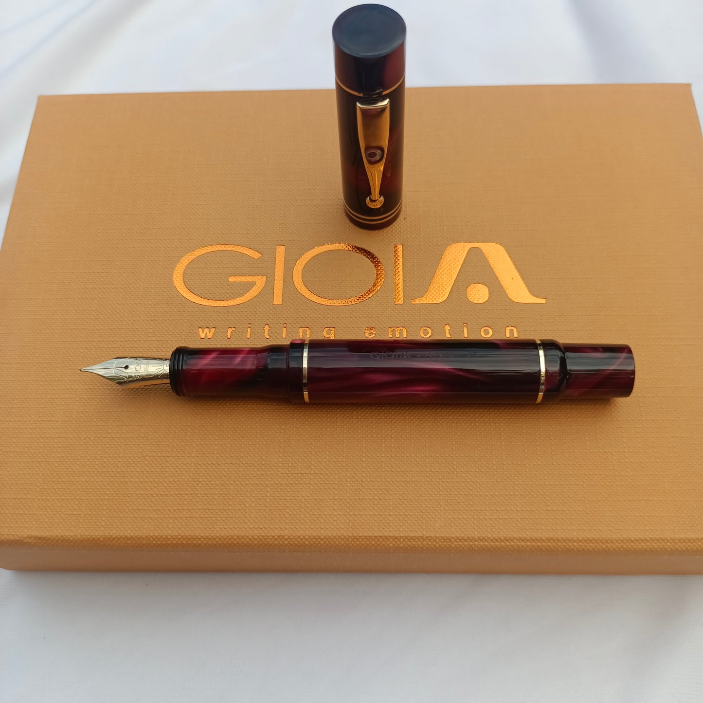 Gioia Allaria Amaranto Fountain Pen Black & Red