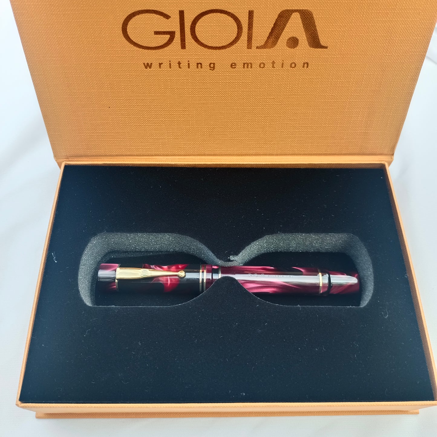 Gioia Allaria Amaranto Fountain Pen Black & Red