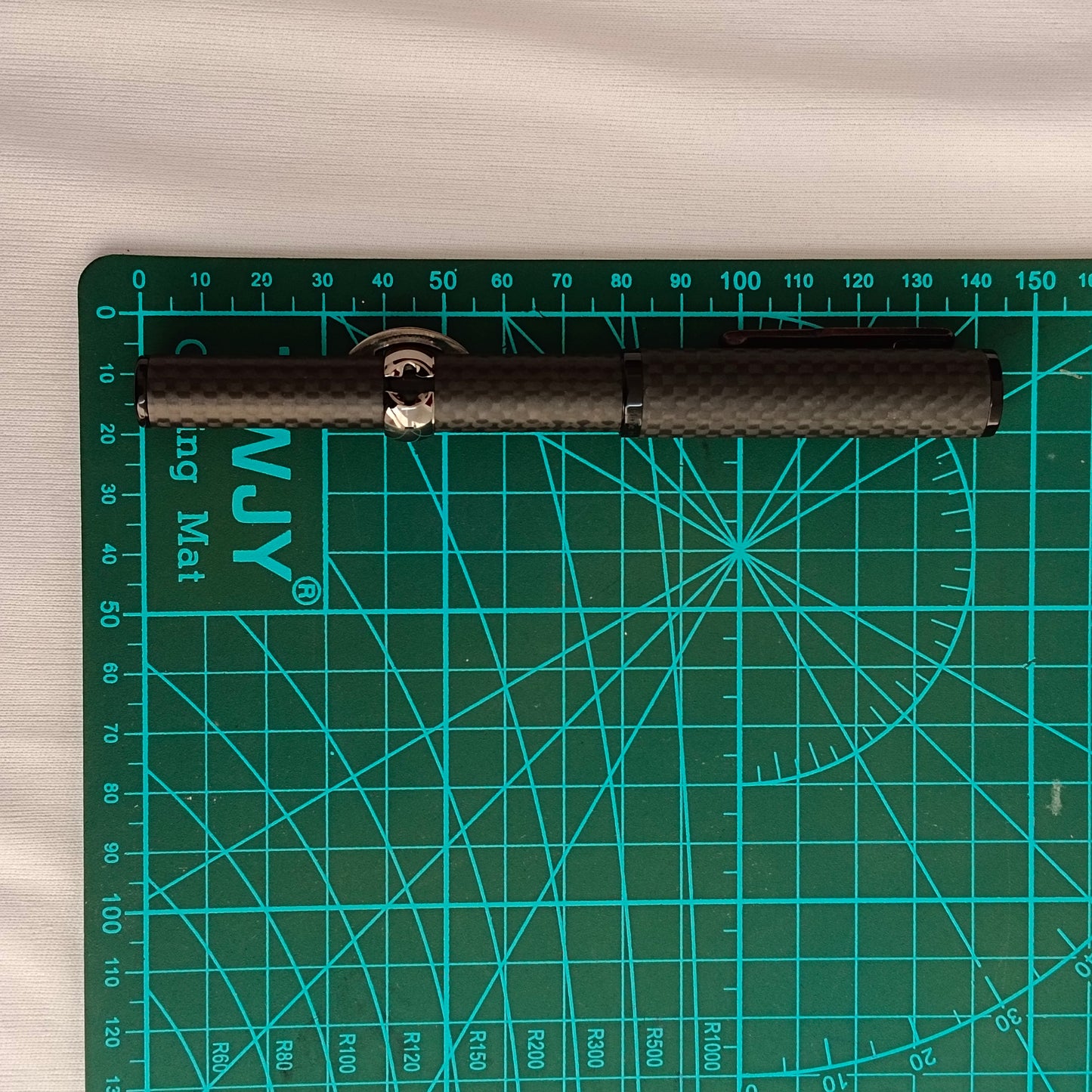 Conklin Crescent Matte Mark Twain Carbon Stealth Fountain Pen