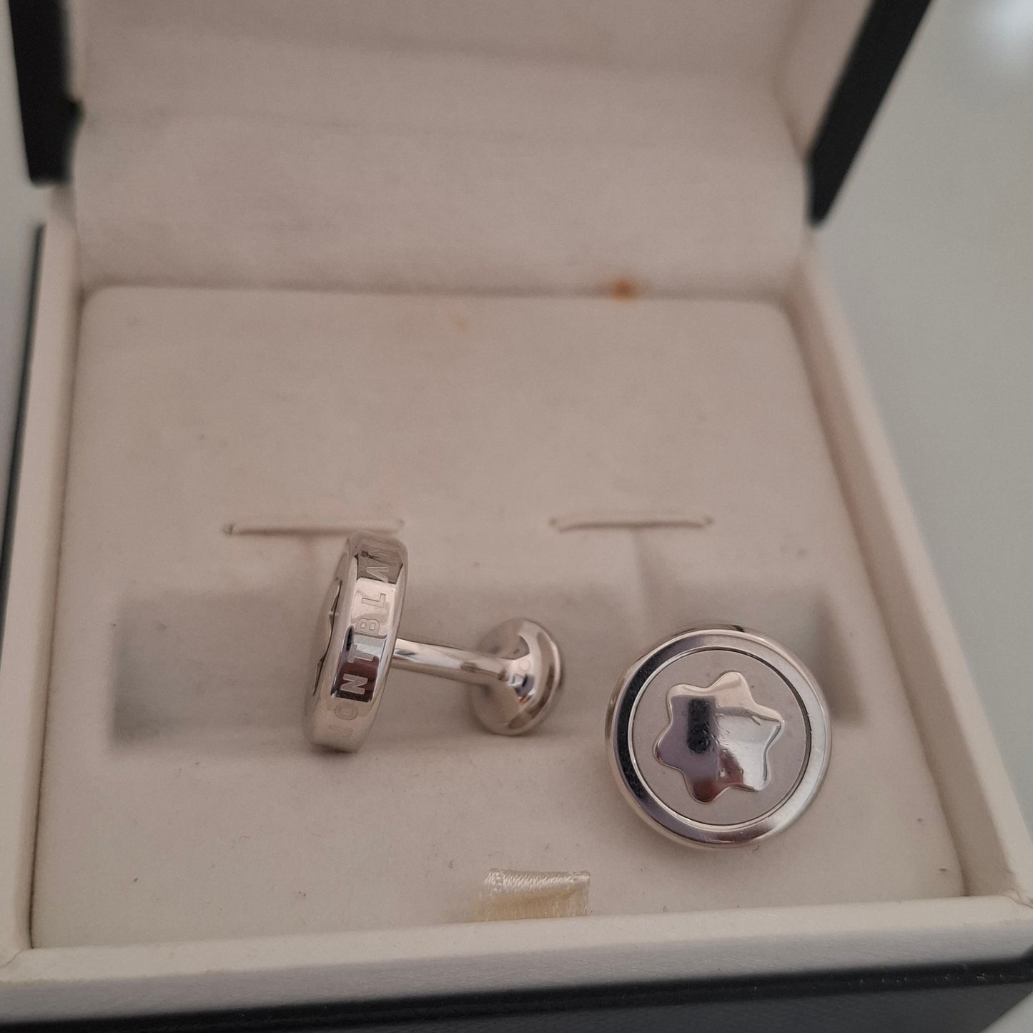 Montblanc onyx Heritage Cufflinks