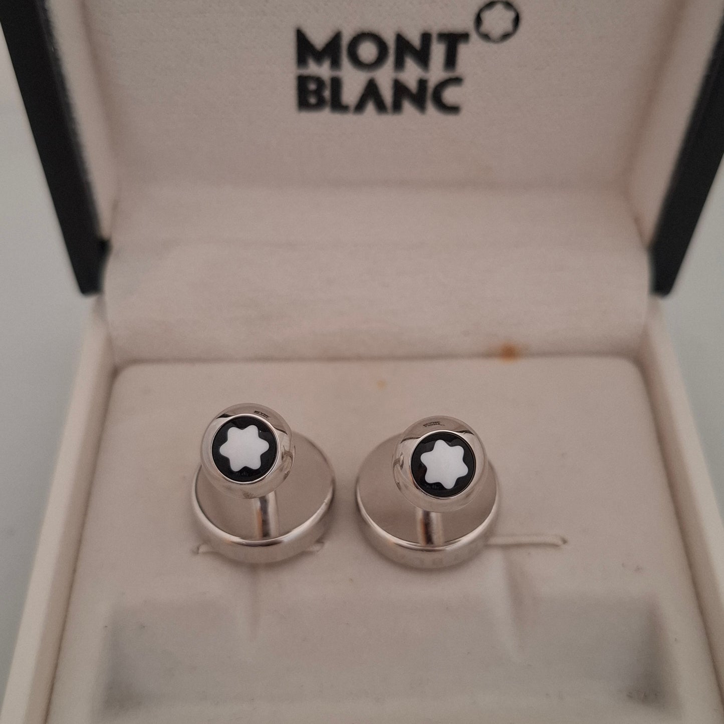 Montblanc onyx Heritage Cufflinks
