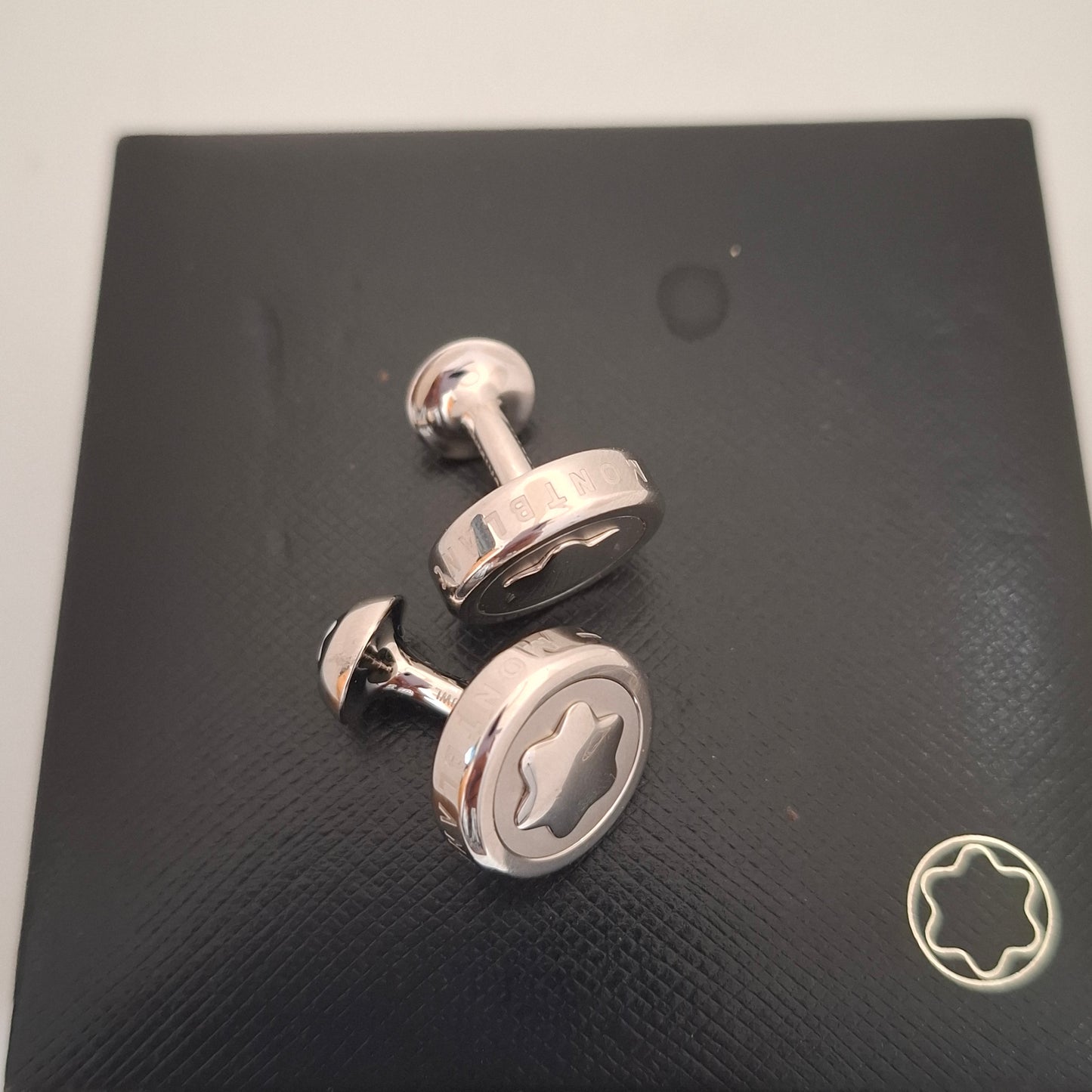 Montblanc onyx Heritage Cufflinks
