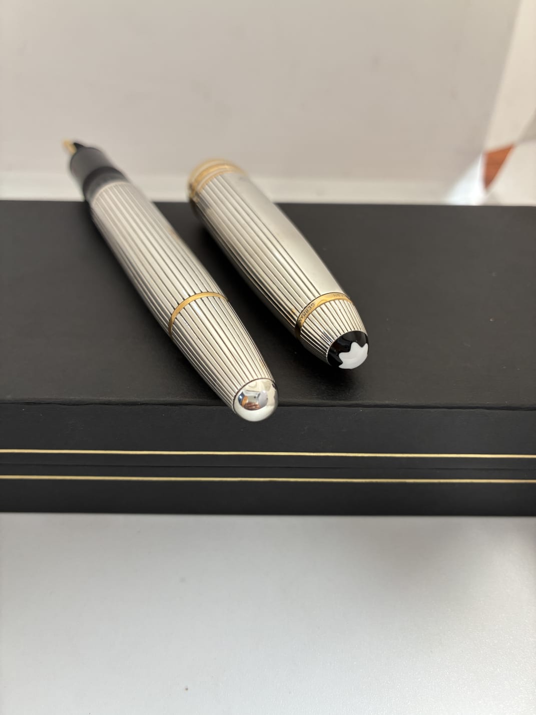 Montblanc Meisterstuck Solitaire Legrand 925 Sterling Silver Fountain Pen