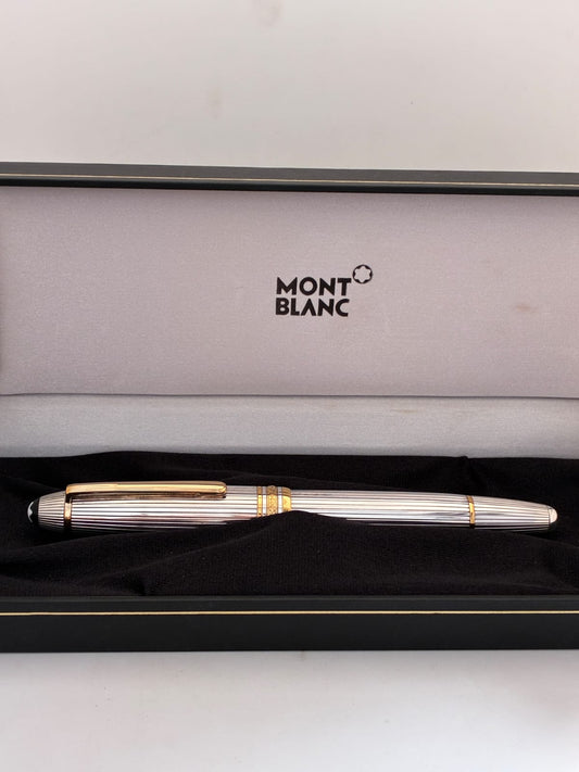 Montblanc Meisterstuck Solitaire Legrand 925 Sterling Silver Fountain Pen