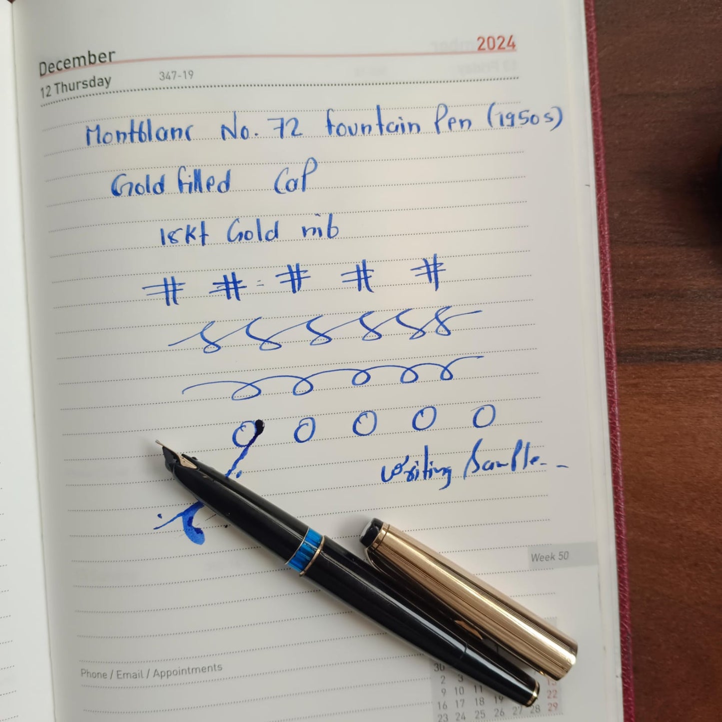 Vintage Montblanc Meisterstuck No.72 Fountain Pen